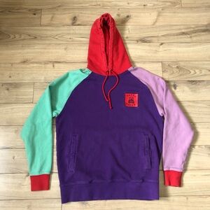 Men's Teddy Fresh Colour Block Sweatshirt Hoodie size M